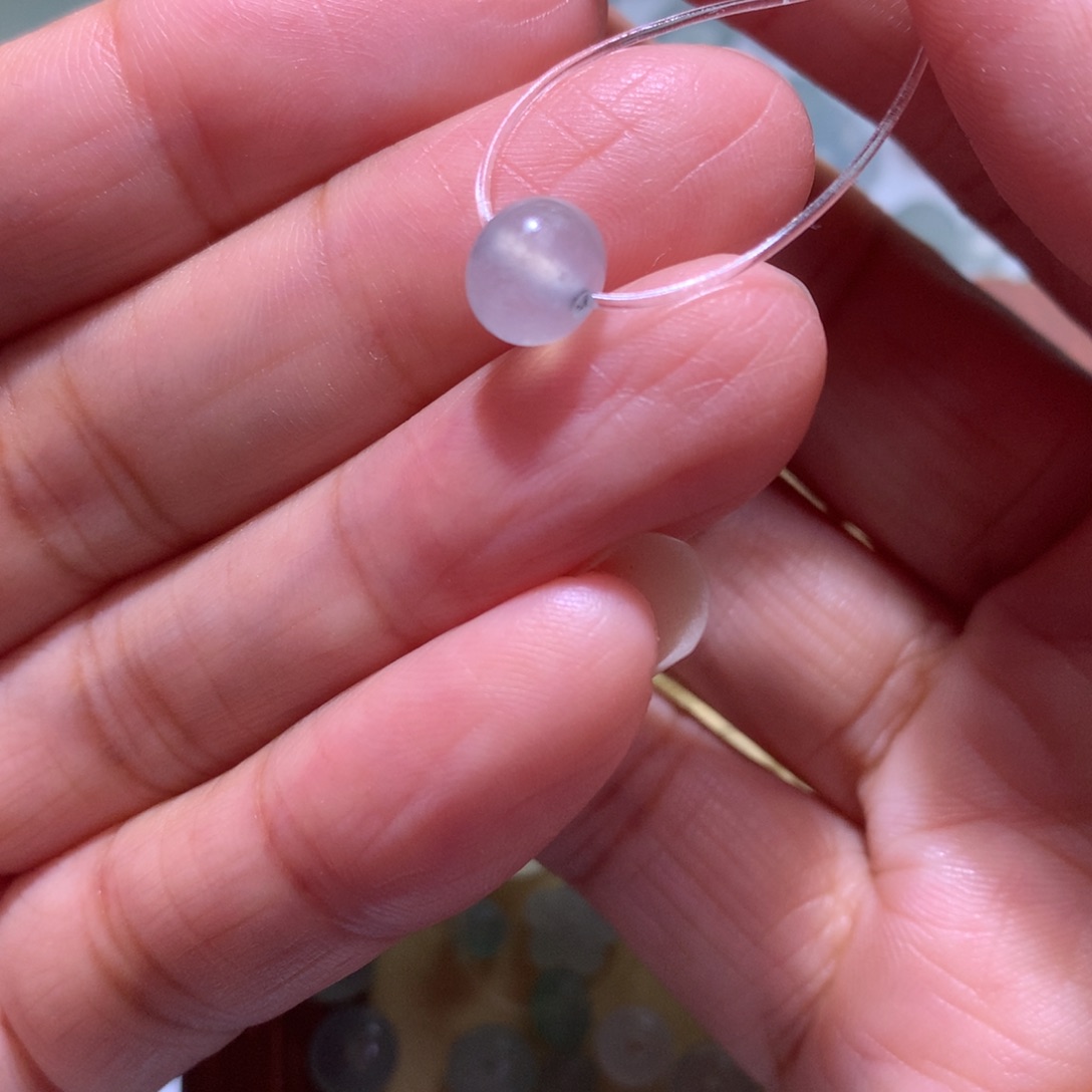 定制翡翠未镶嵌卡7加鼓珠