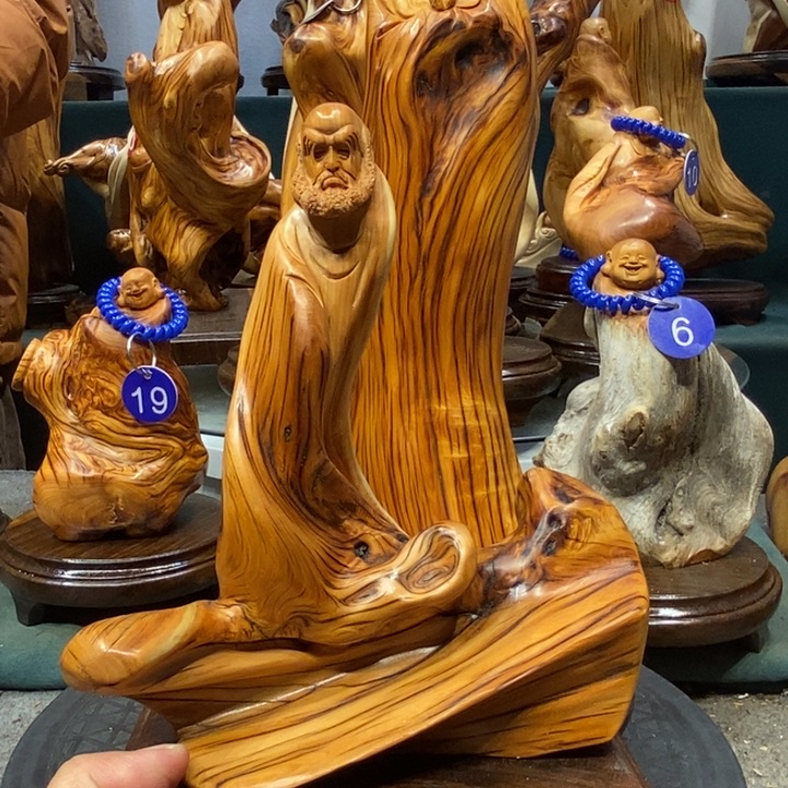 柏木（崖柏）崖柏陈化料摆件