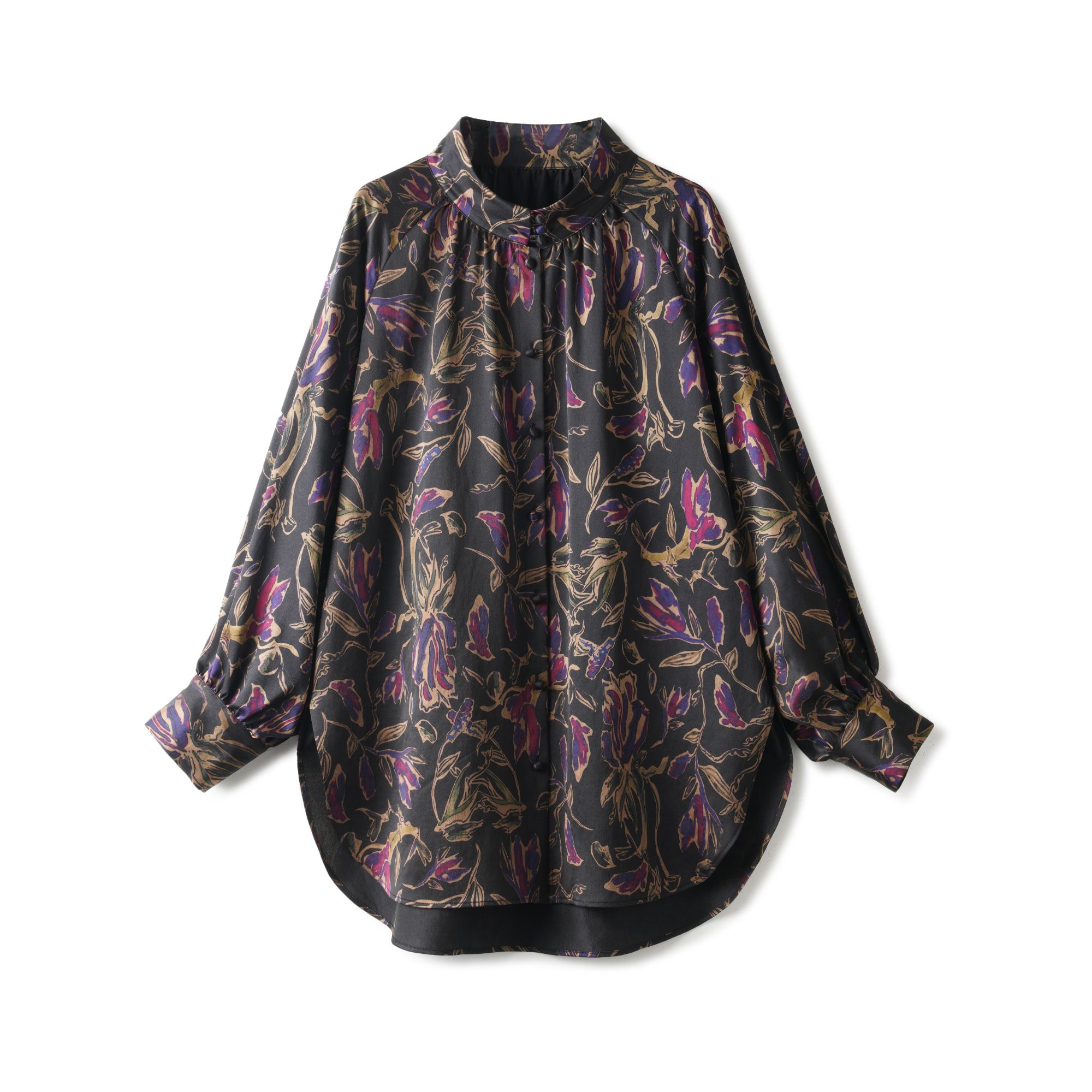 【心有灵犀】50姆米桑蚕丝欧非特香云纱休闲百搭春季新款LBW25015