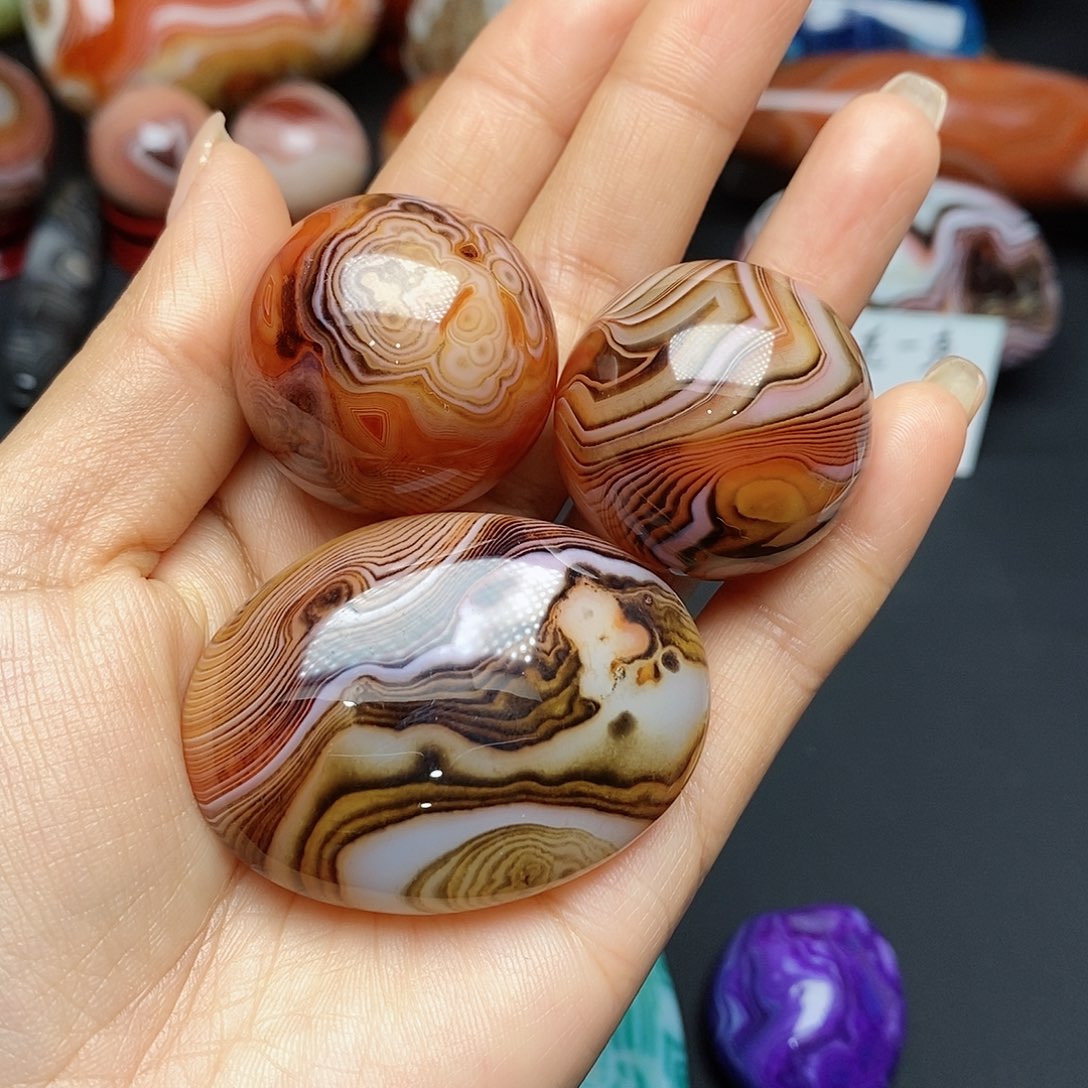 玛瑙/玉髓两毛未镶嵌巧*力