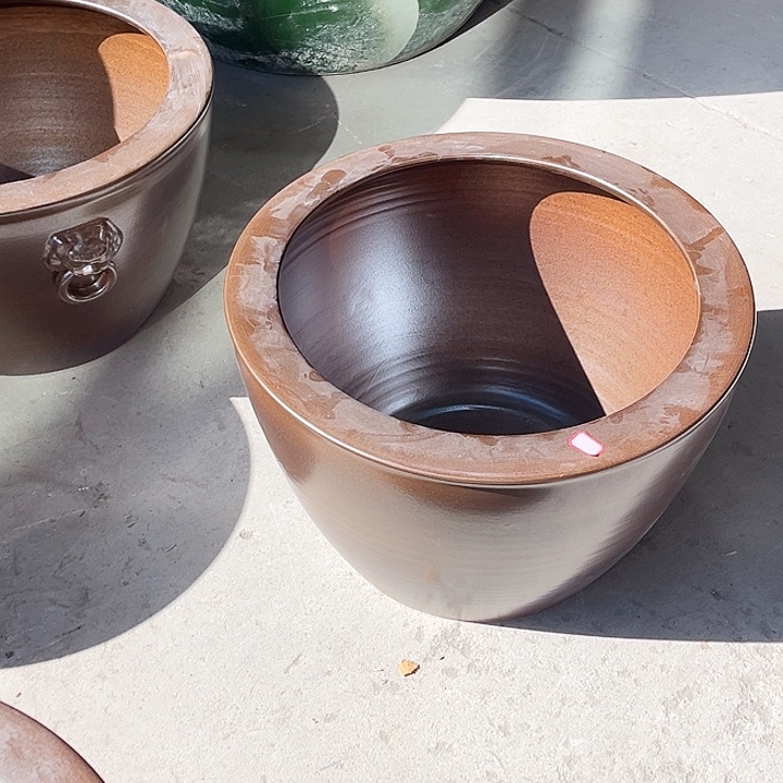 景德镇陶瓷鱼缸艺术直径52厘米高30厘米