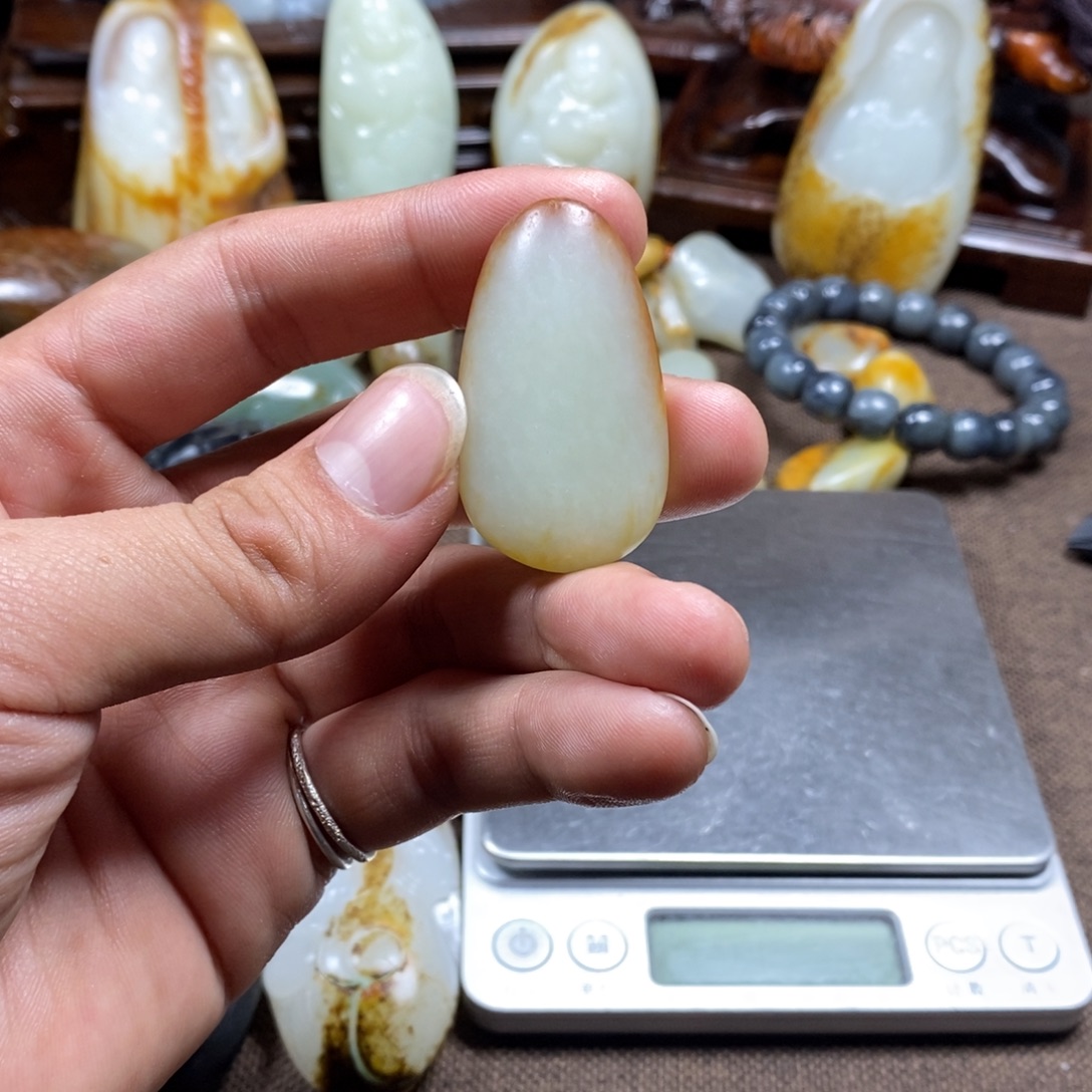 想***奖和田玉未镶嵌挂件