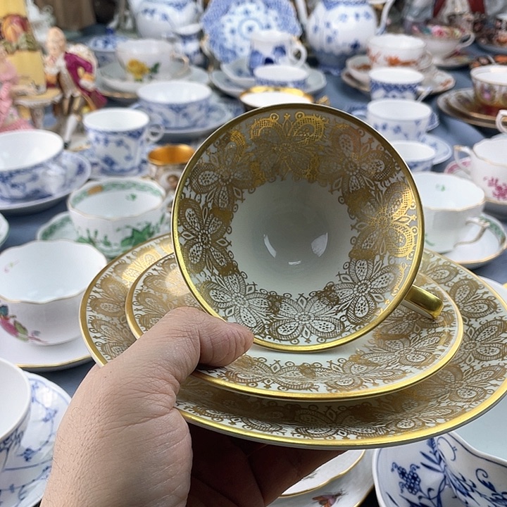 海外瓷器中古欧瓷小房子