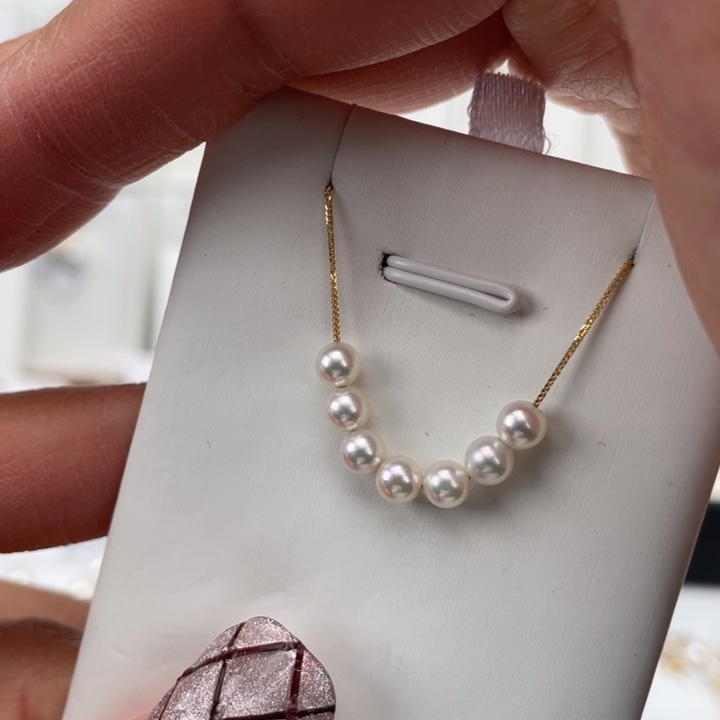 海水珍珠颈饰18K金镶嵌