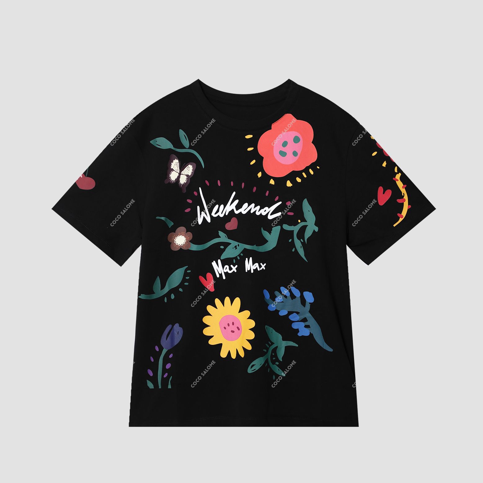 醒醒专属【茂盛丛林】夏季透气清凉卡通图案T恤085J