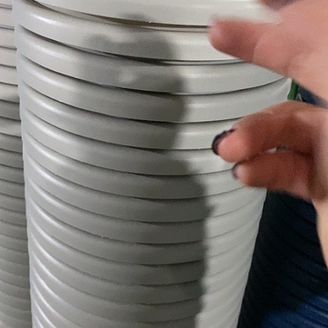 树脂四季4号微瑕灰白无托8个