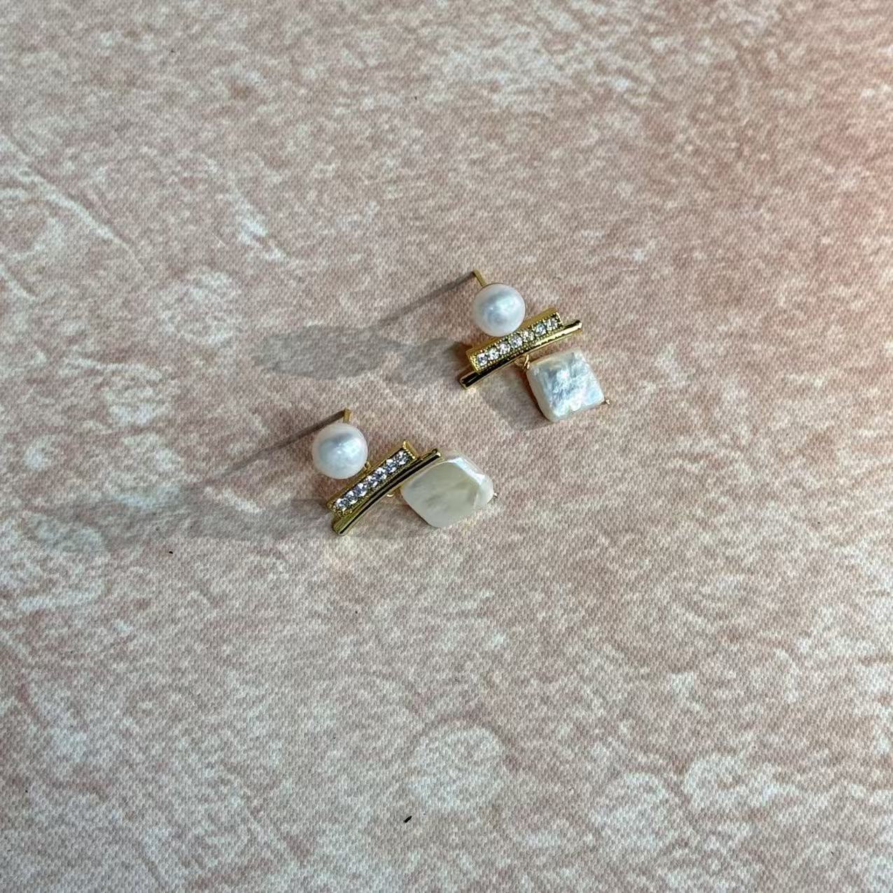 合金耳饰 9736 不规则时尚百搭精致款耳钉