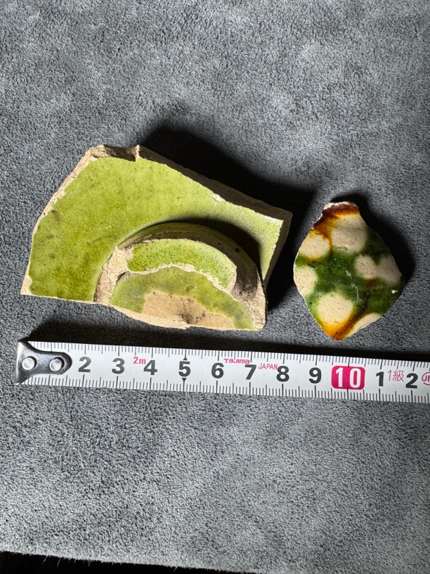 大小黄冶窑址标本巩县窑唐三彩罐