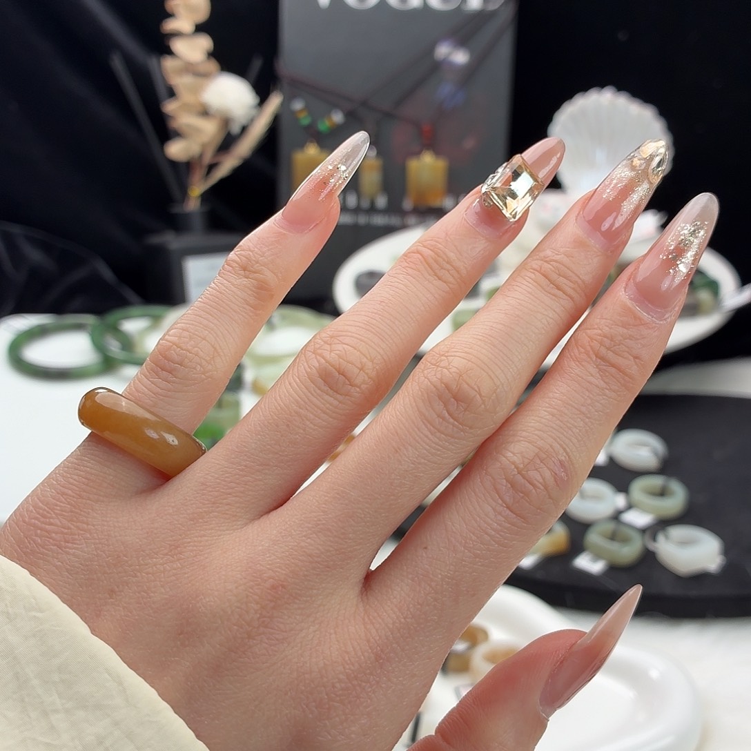 和田玉未镶嵌戒指j189全糖泥鳅背15.2