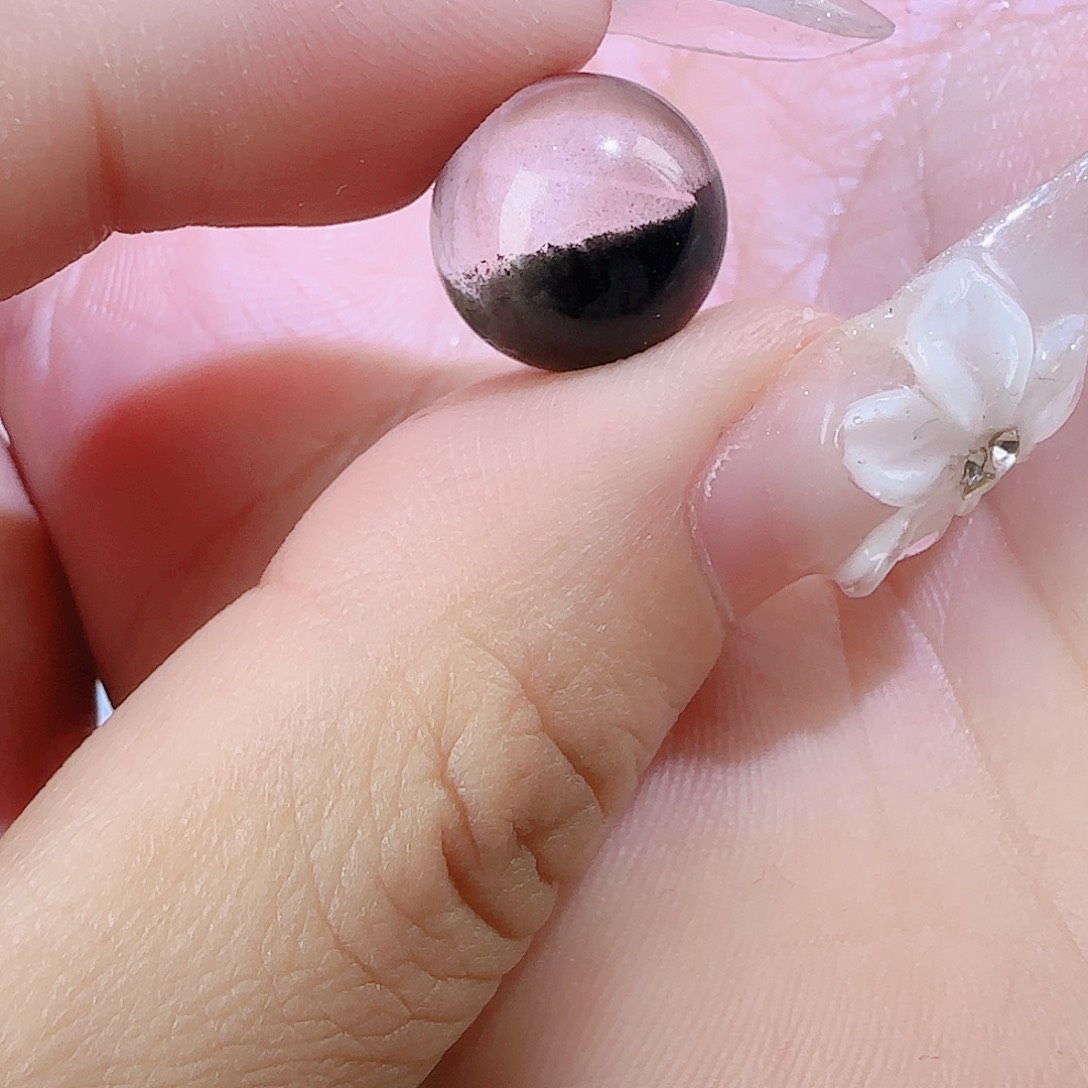 水晶手串未镶嵌ฅ****绿幽灵卡12打孔不退换
