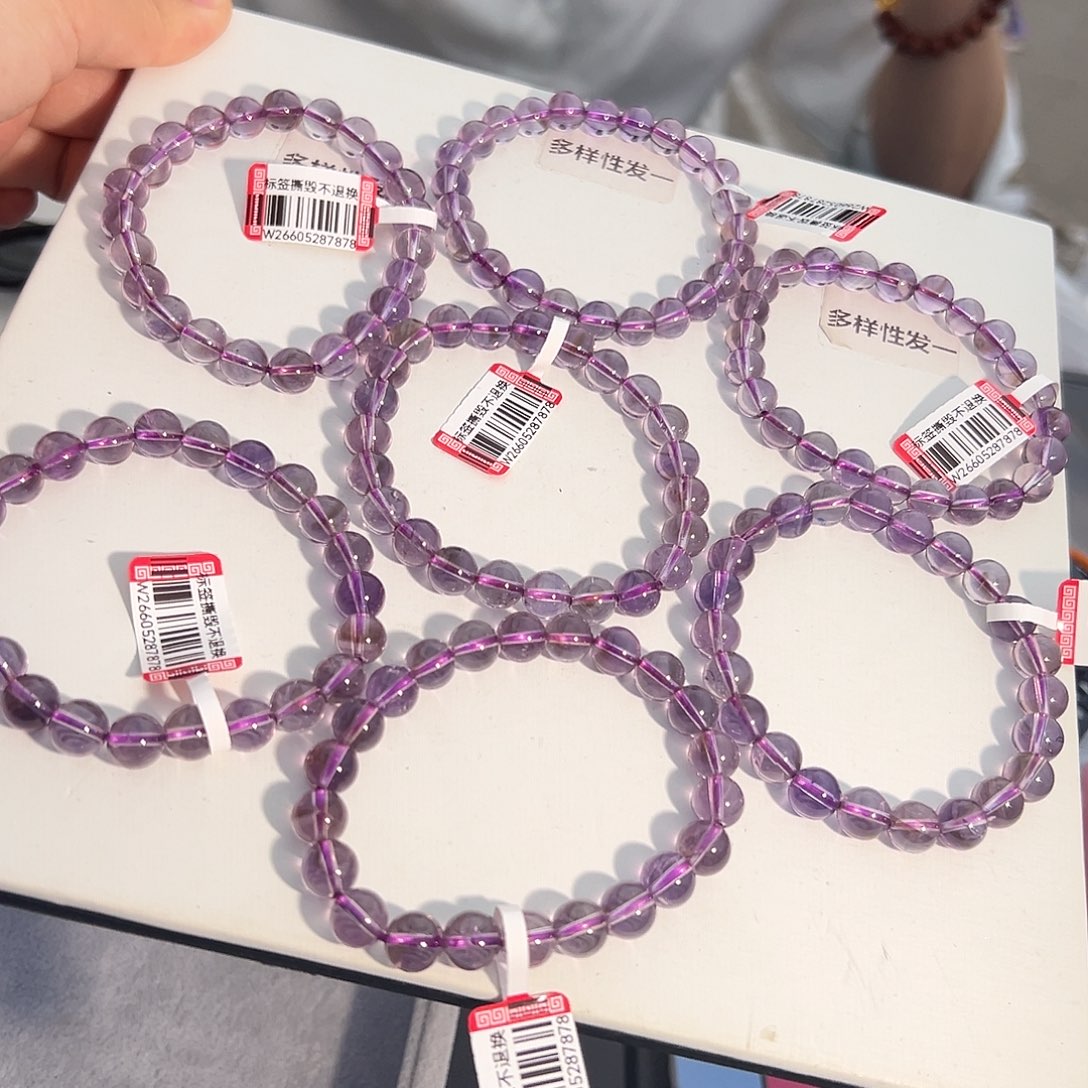 水晶手链未镶嵌多样性发一8+