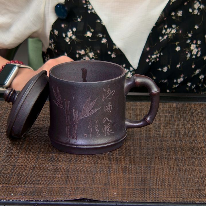 茶杯紫砂高货放漏