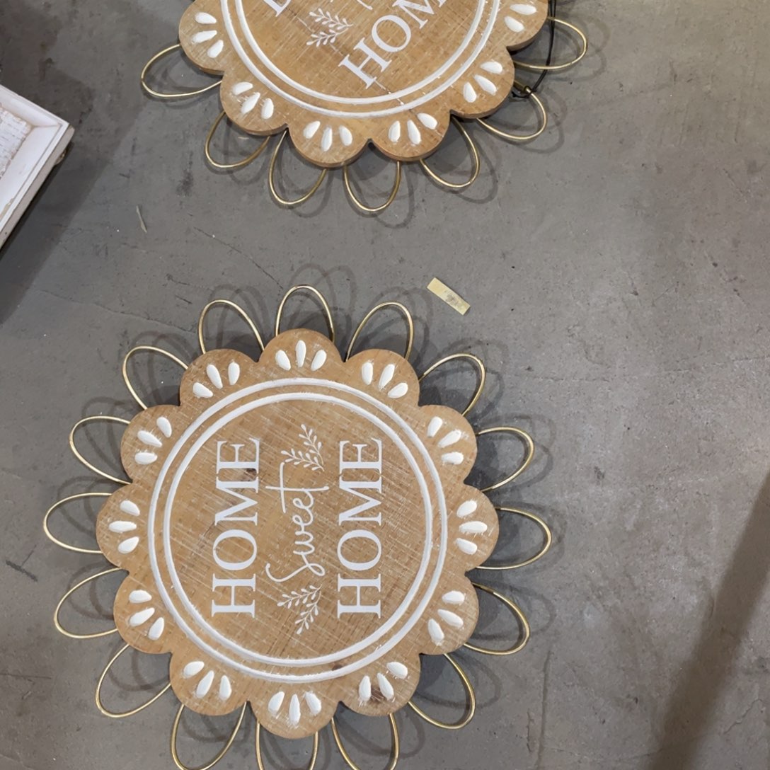 泡***沫铁太阳花挂墙2个121059