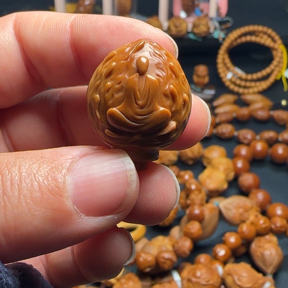 橄榄核手串/手链欣*无相三通