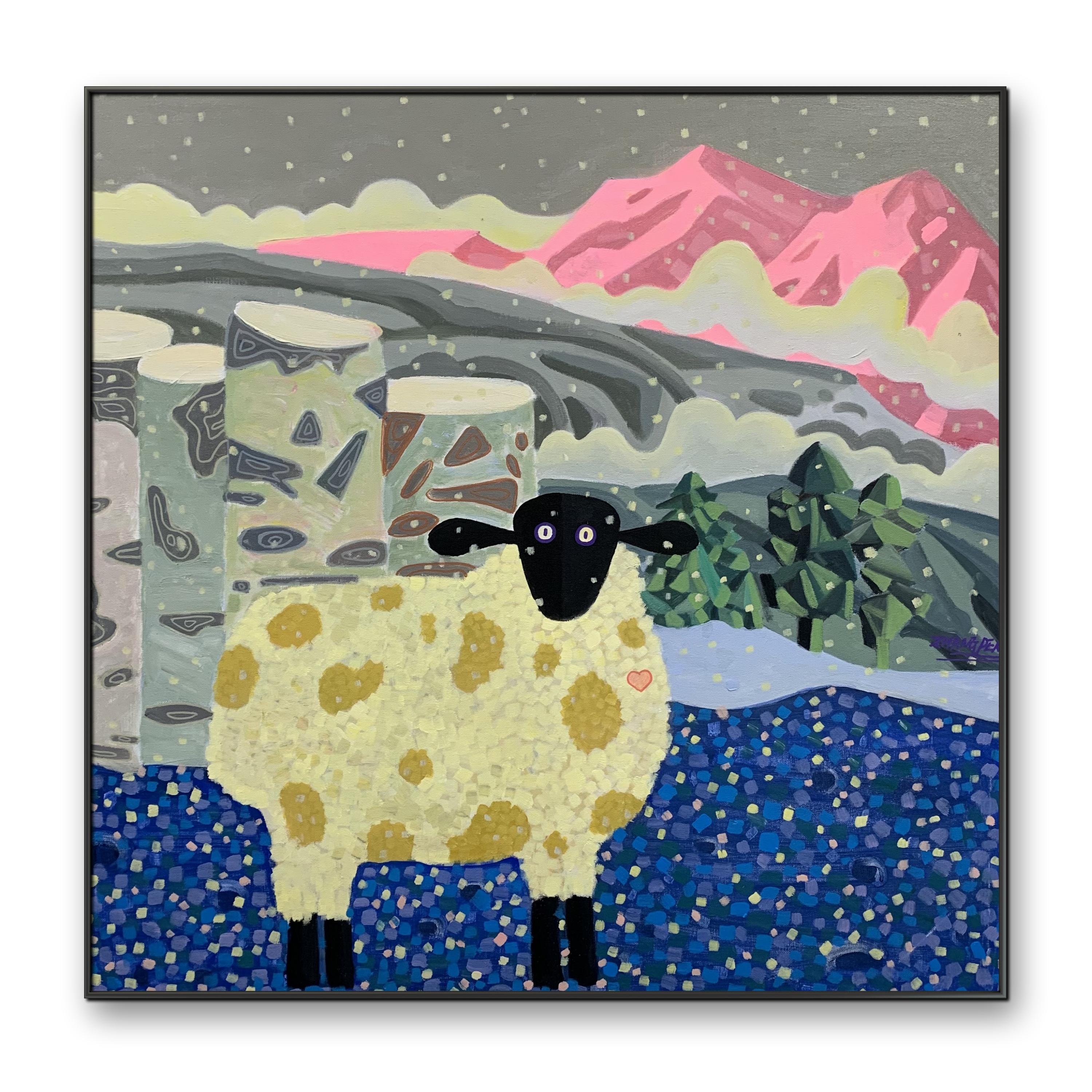 张鹏原创作品80*80厘米