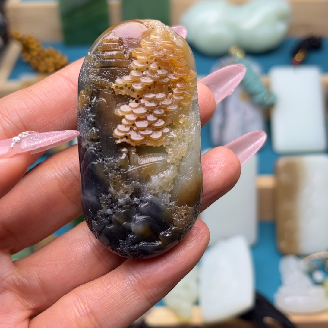 和田玉挂件未镶嵌