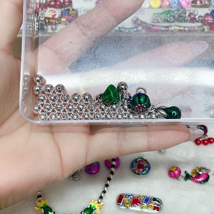 幺****足银珐琅珐琅彩足银配件加散珠