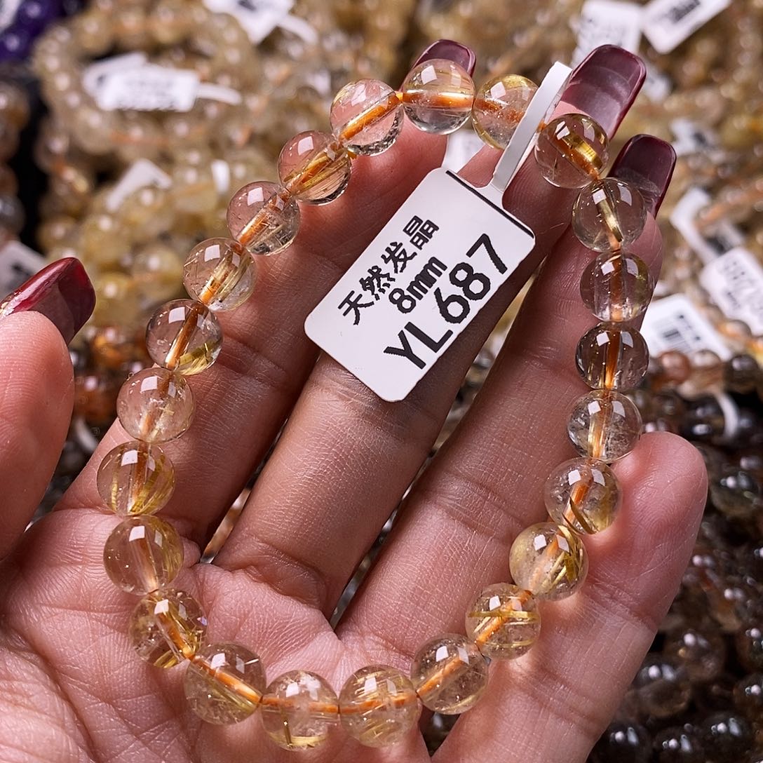 水晶手链未镶嵌水