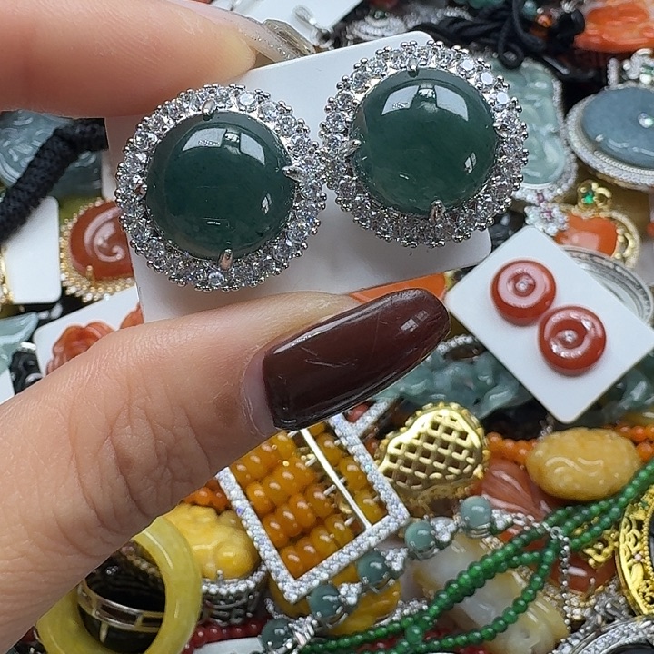 翡翠未镶嵌项链翡翠