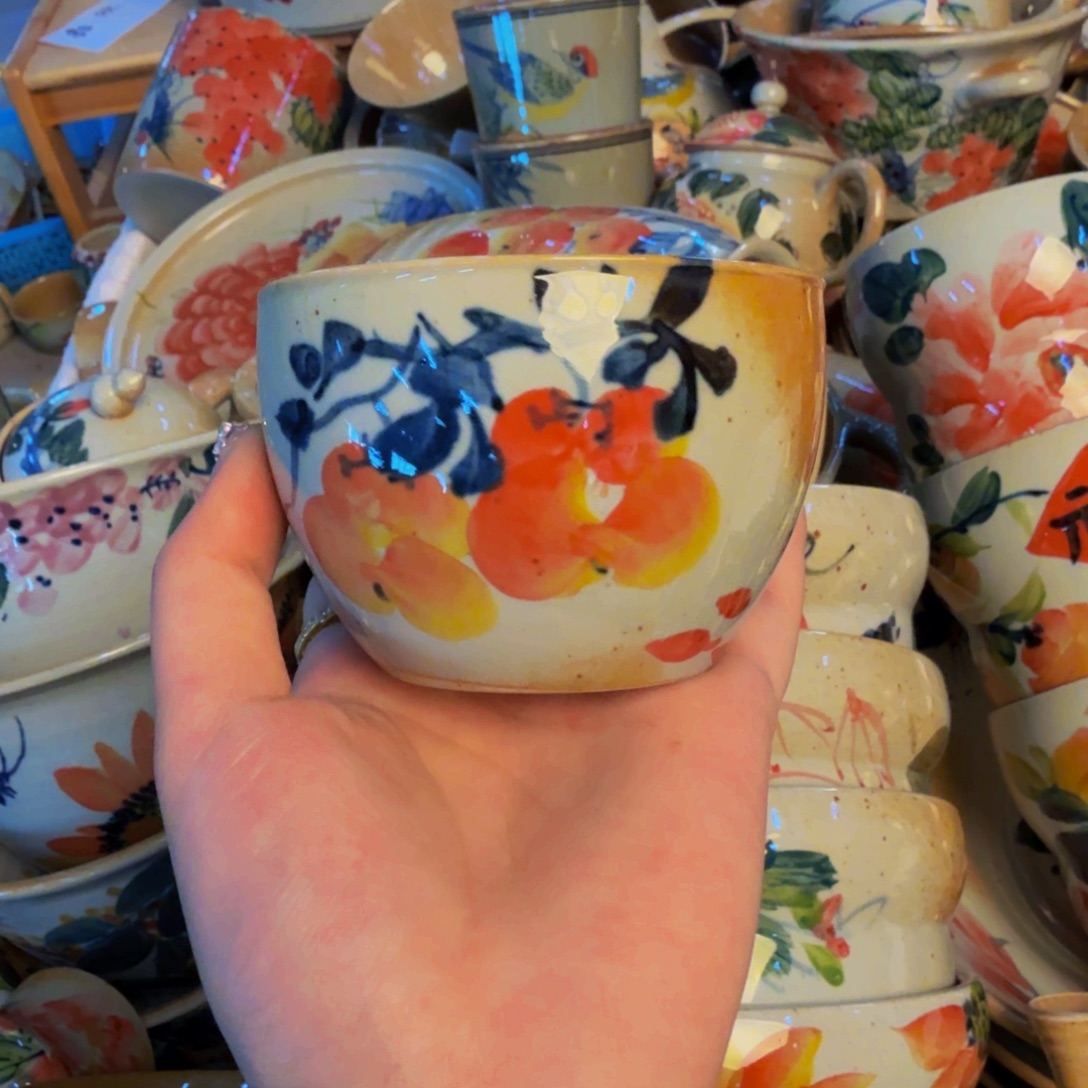 瓷片景德镇陶瓷手工手绘