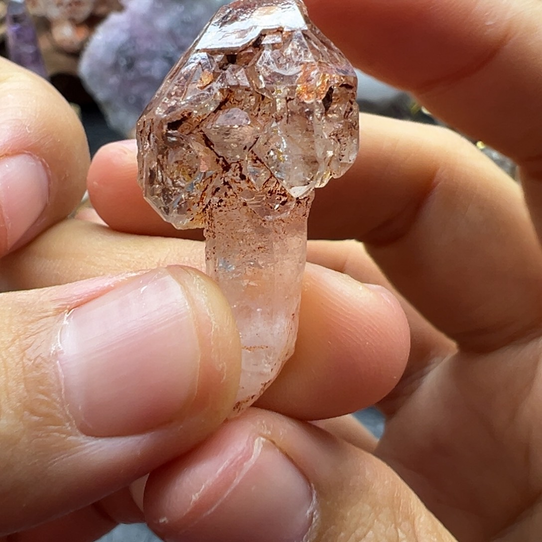 石材权杖红泥满天星油