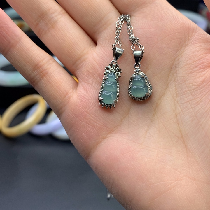 翡翠颈饰未镶嵌多样性