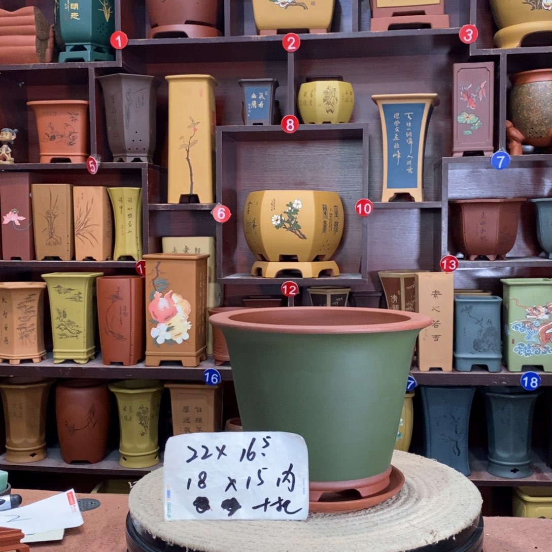 紫砂艺术紫砂花盆