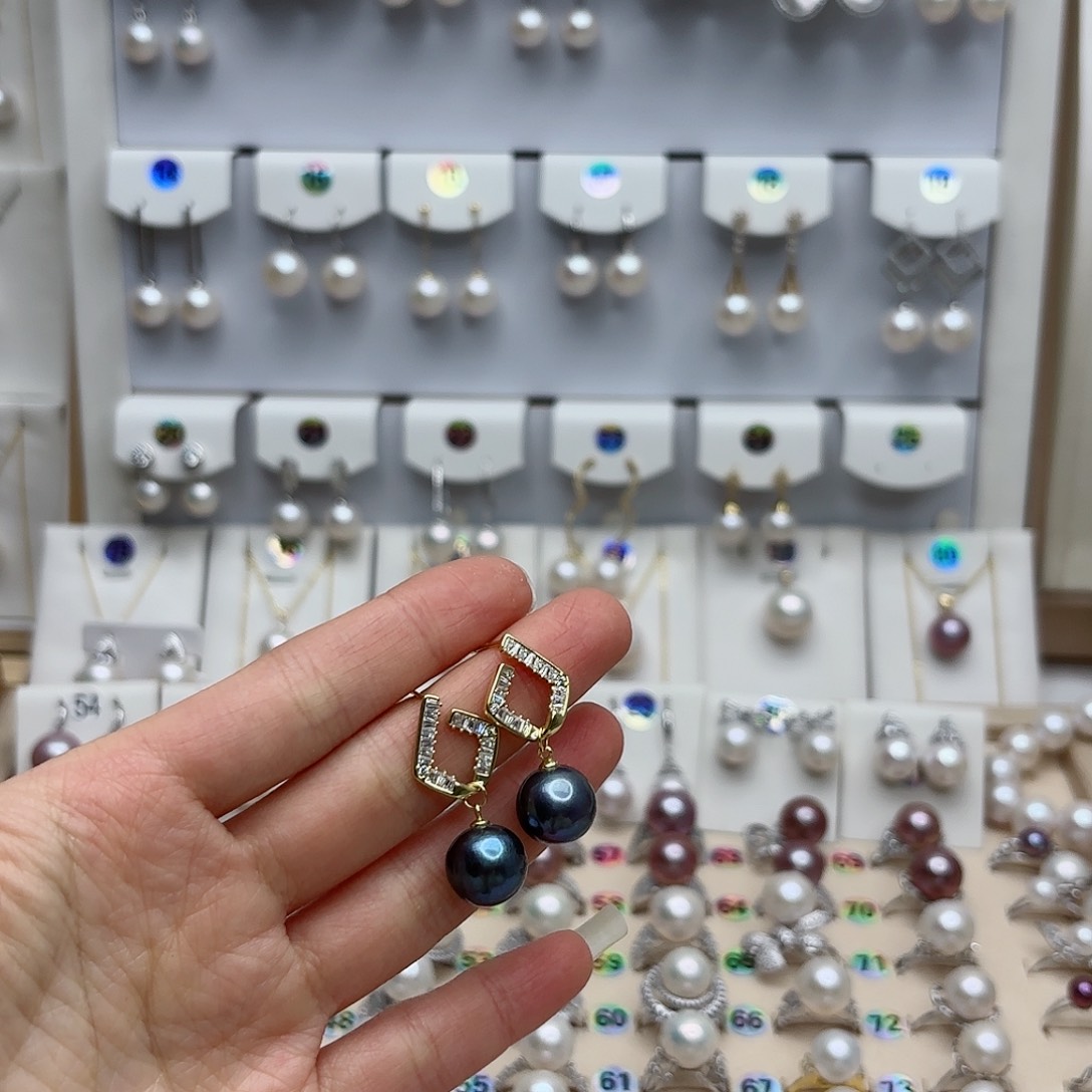 淡水珍珠颈饰银S925镶嵌