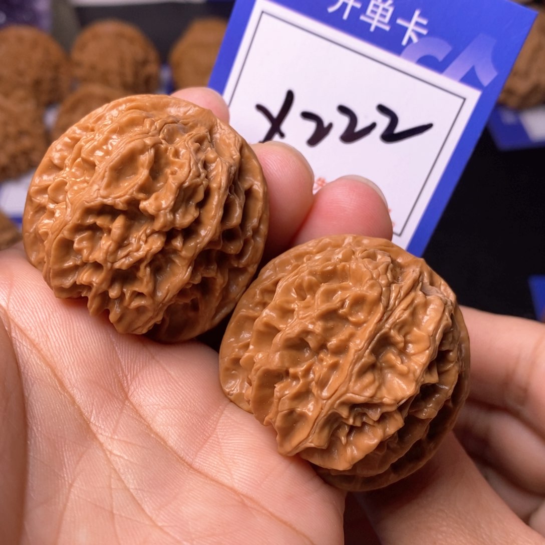 文玩核桃把件40苹果园x222