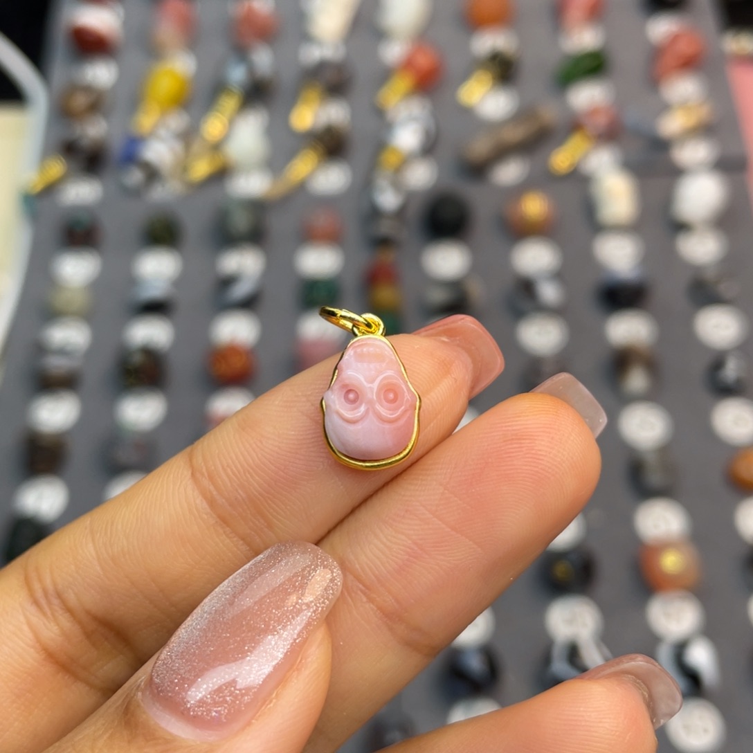 玛瑙/玉髓配饰合金