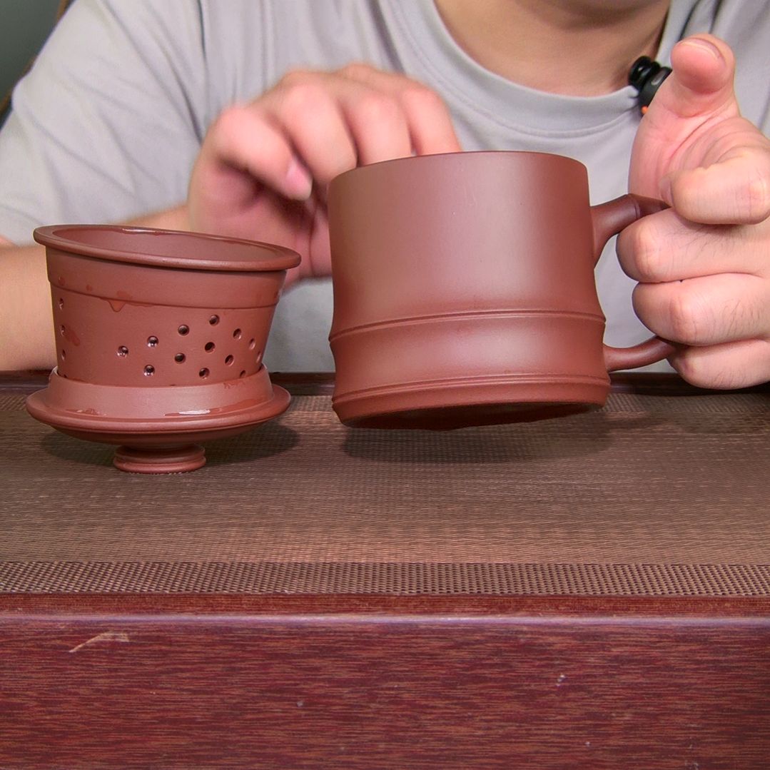 茶杯紫砂高货放漏
