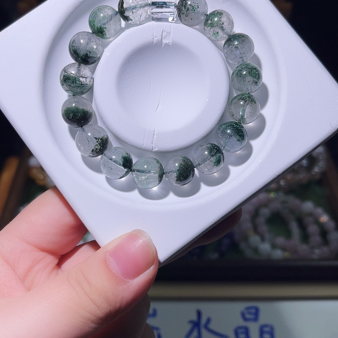 非金属绿幽灵手串