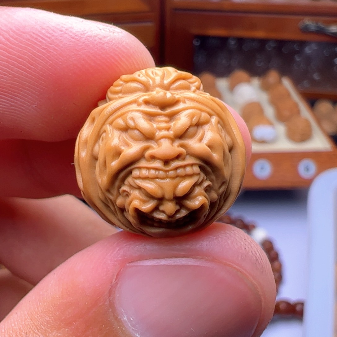 猴头核桃吊坠精工套娃一万粉丝福利18