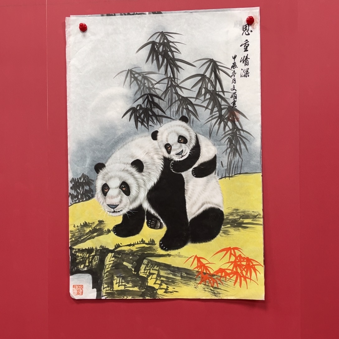 国画国画作品集一个由