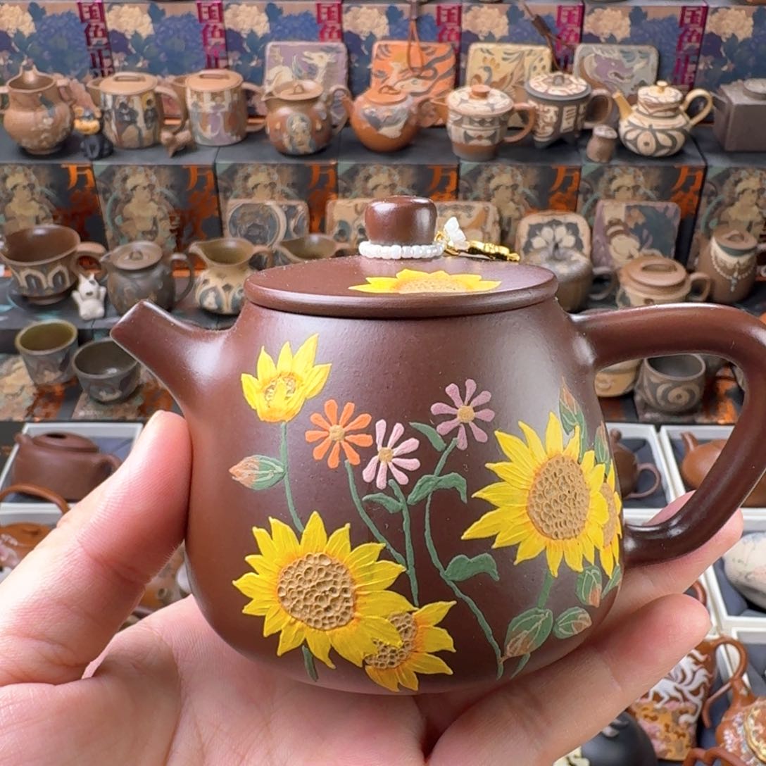 茶壶紫砂200cc原矿精工半手