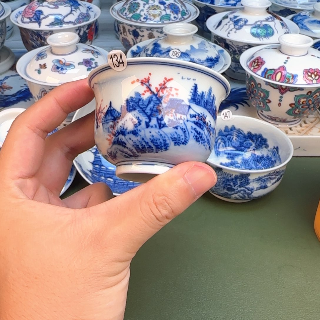 彦祖纯手工手绘茶具134