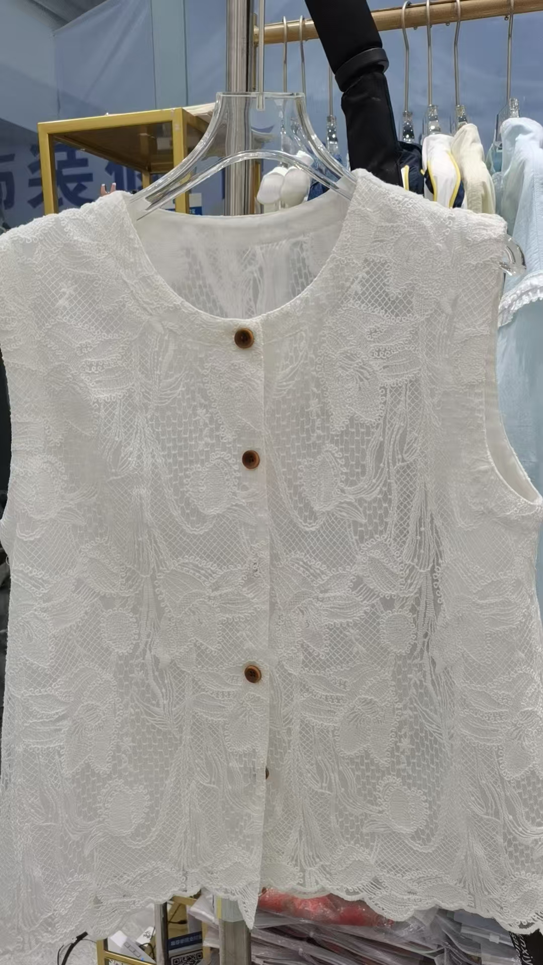 【蕙子严选】 TJ  07161中国风森系风无袖蕾丝