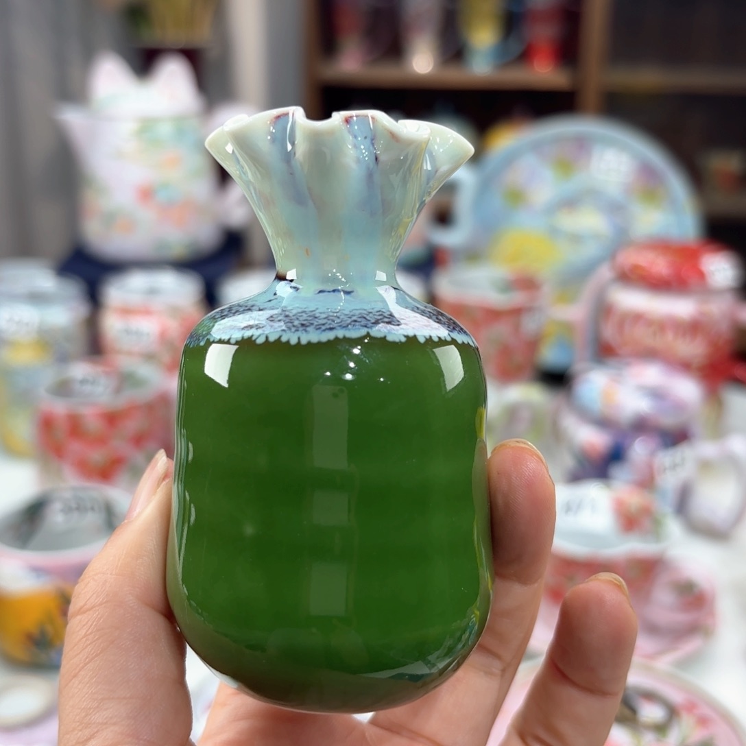 景德镇手绘高温釉下彩陶瓷茶具