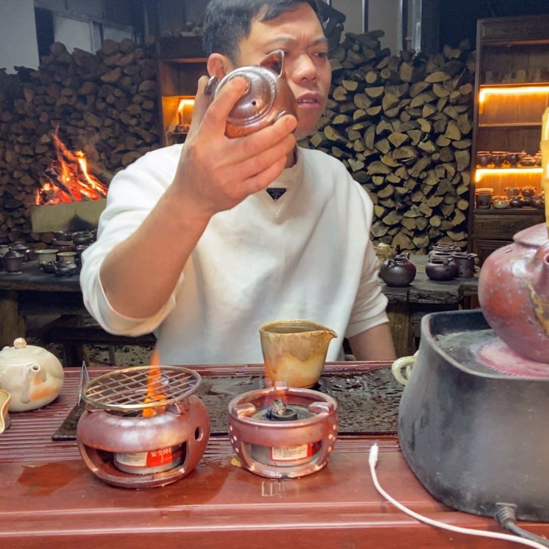 紫砂柴烧小小宝瓶