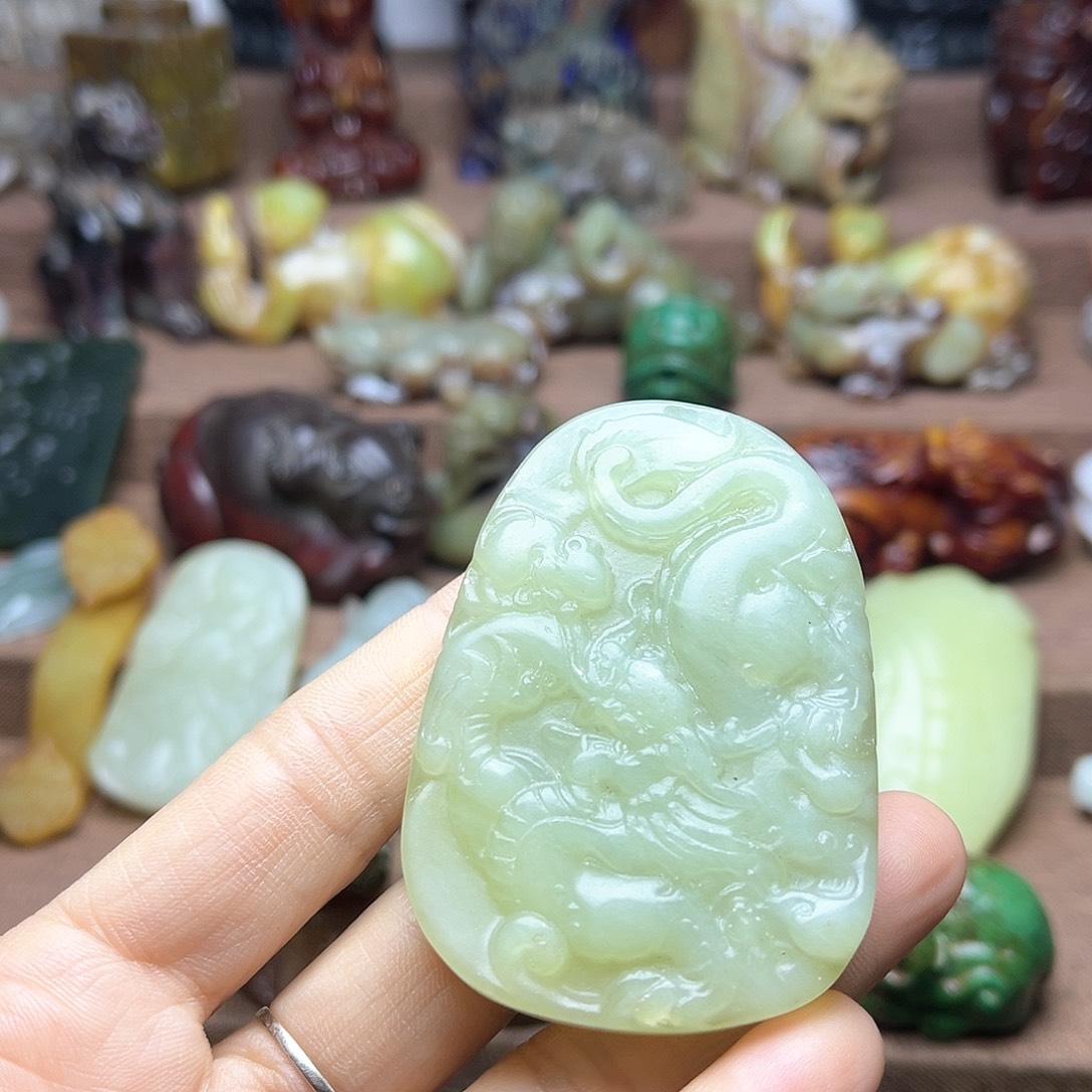 白玉菩提吊坠112。。