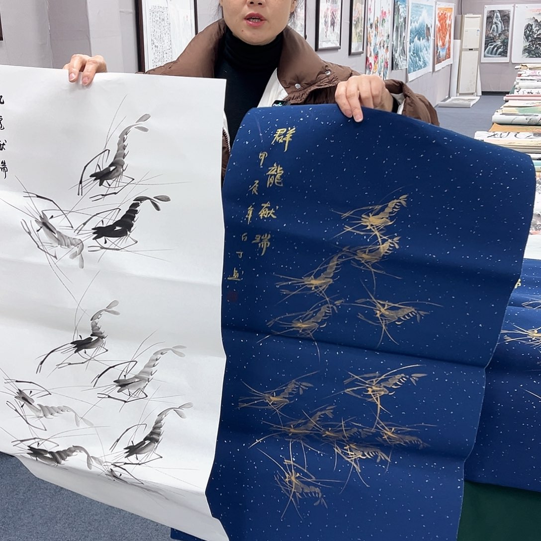 国画宣纸国画纯手绘作品