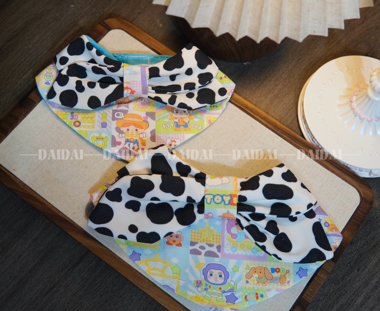 【DaiDai·原创】宠物原创口水巾｜海军领—玩具总动员