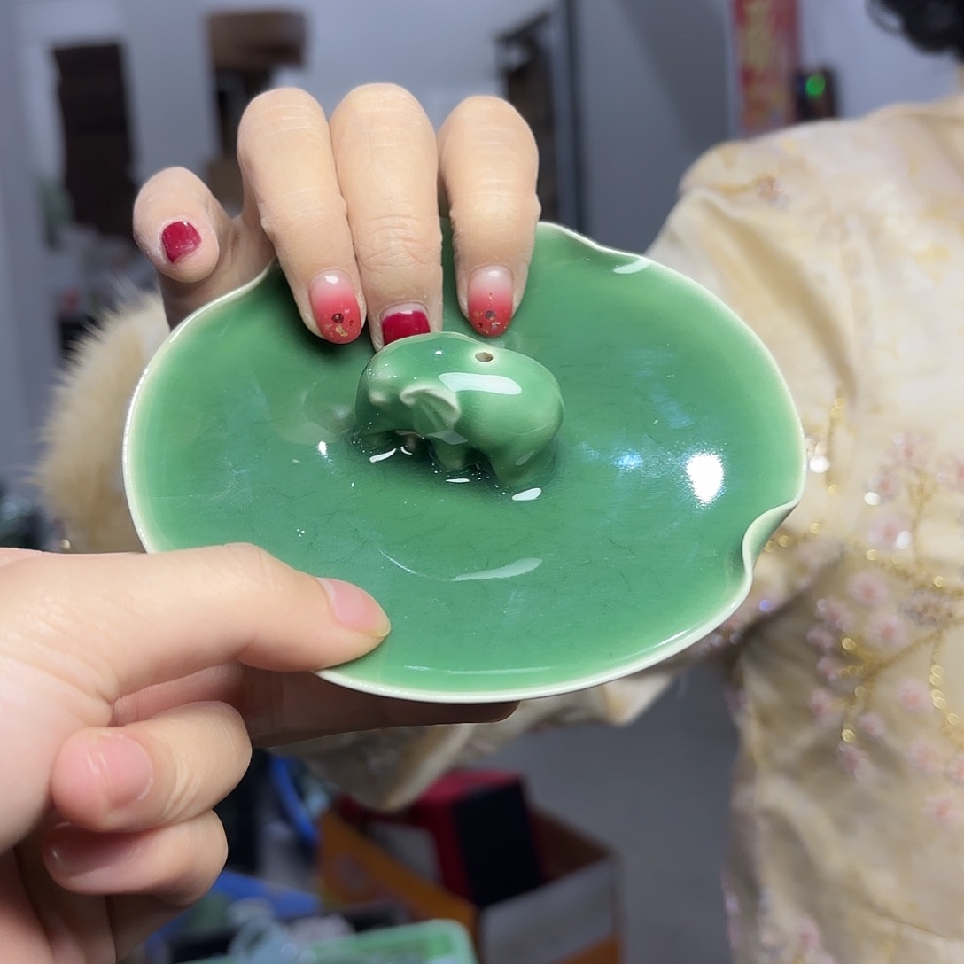 龙泉云间青瓷小米茶器