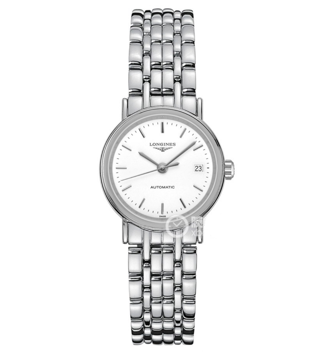 99新 Longines/浪琴 /瑰丽221白盘精钢/表径25.5/自动机械女表