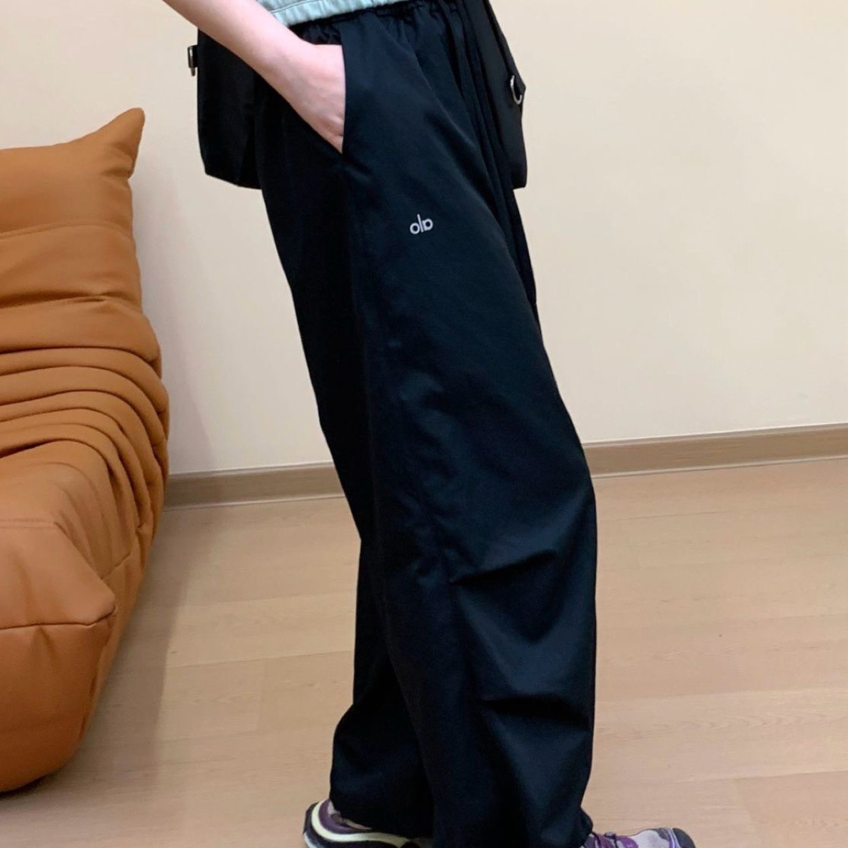 萍萍➕秋季新款户外休闲百搭显瘦斜纹抽绳工装裤(两穿)