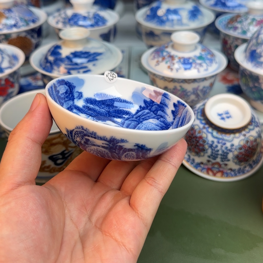 彦祖纯手工手绘茶具138