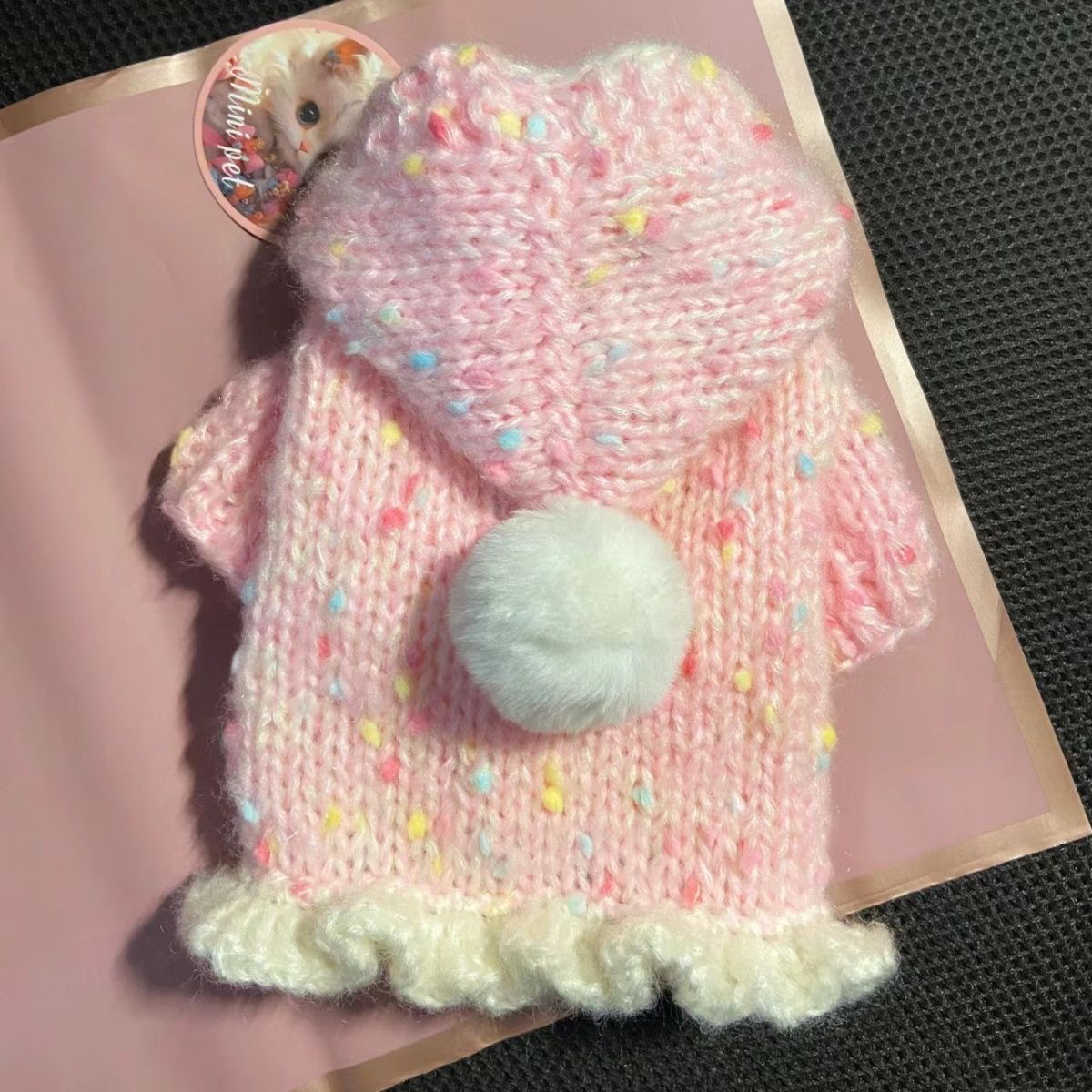 宠物狗狗猫咪秋冬保暖毛衣雪纳瑞泰迪博美西高地甜美毛衣