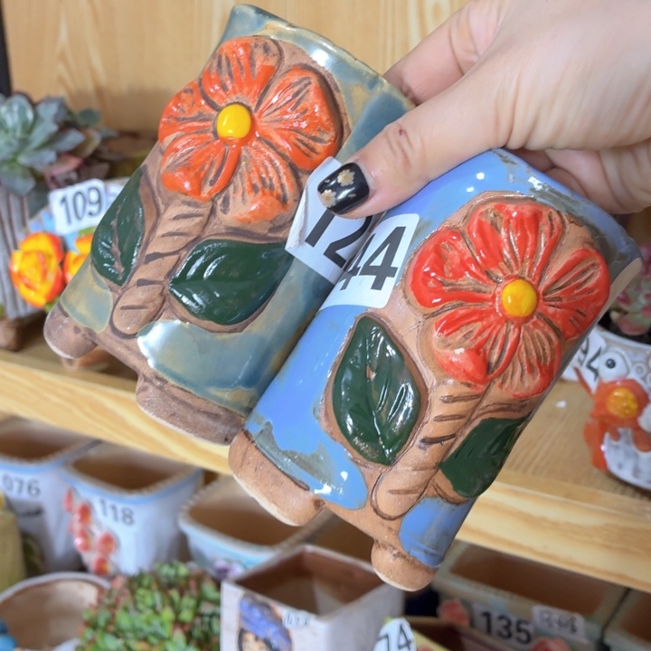 多肉花盆满15包邮