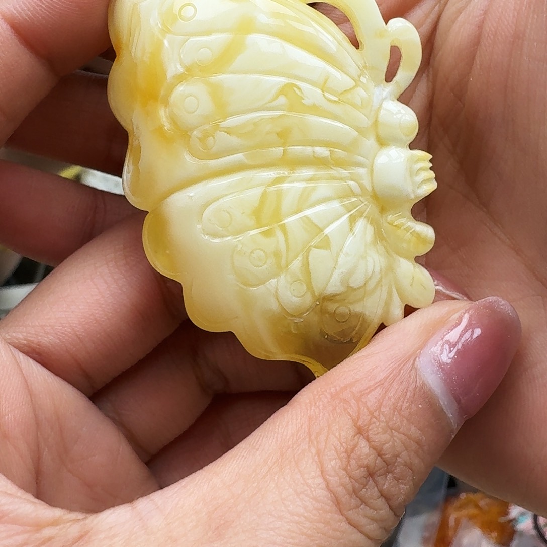 琥珀裸石未镶嵌丽*……