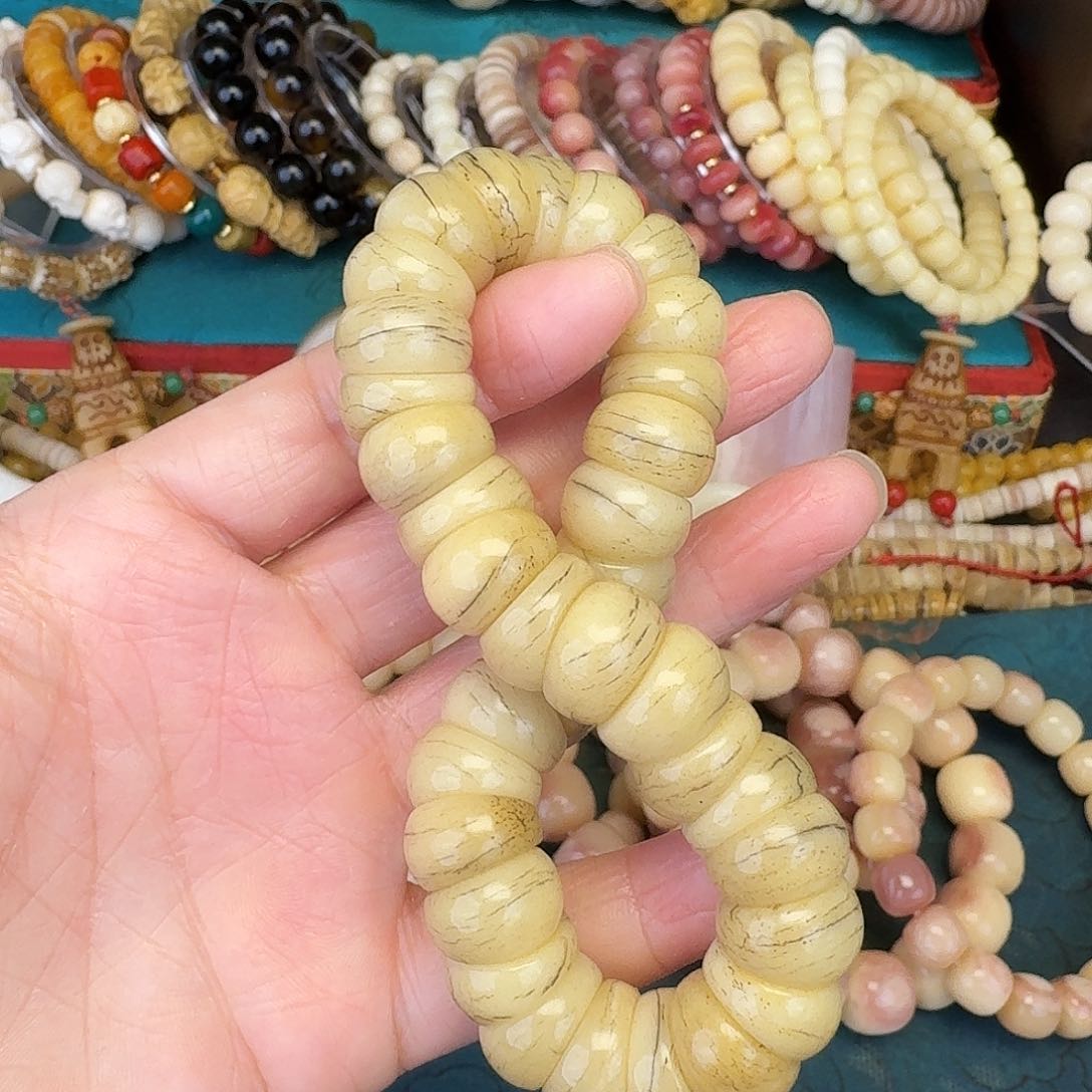 牛骨手串/手链牛骨冰裂纹14尺寸大肠手串